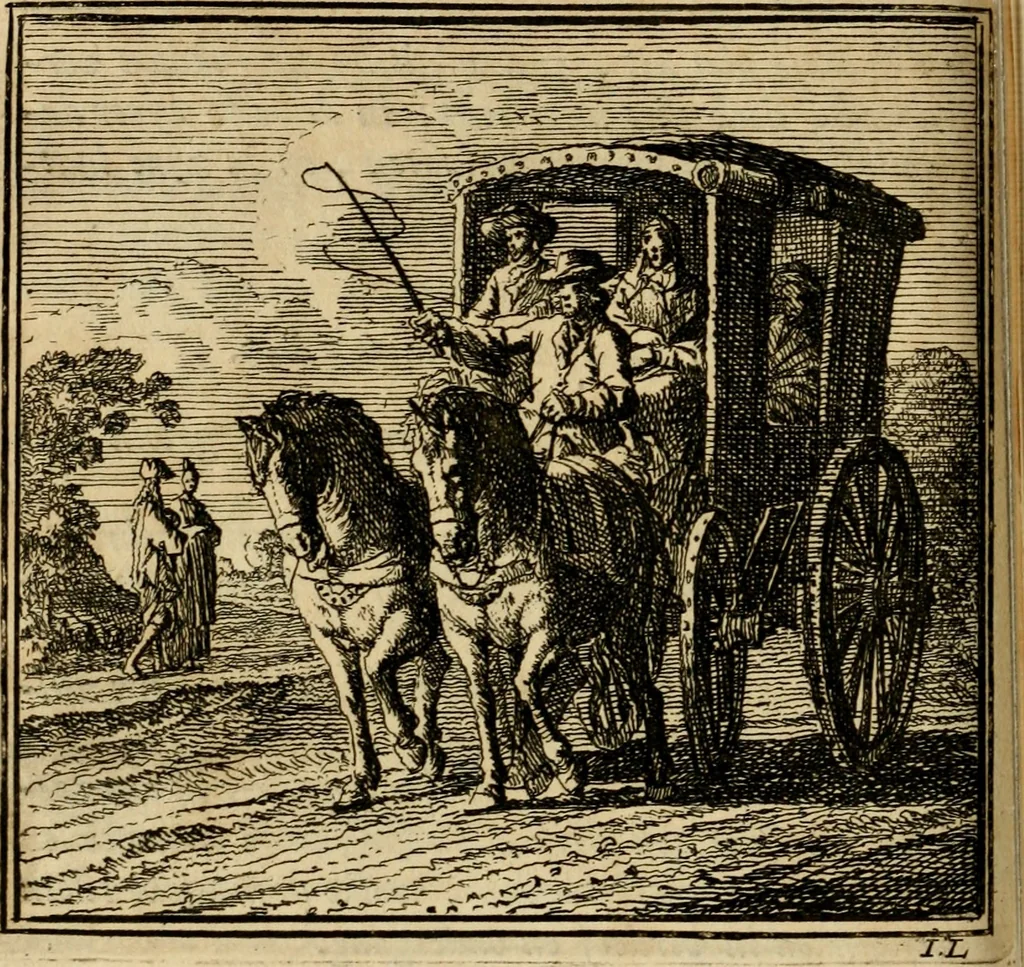 An illustration from De bykorf des gemoeds : honing zaamelende uit allerley bloemen : vervattende over de honderd konstige figuuren : met godlyke spreuken en stichtelyke verzen, 1711, leaf 97