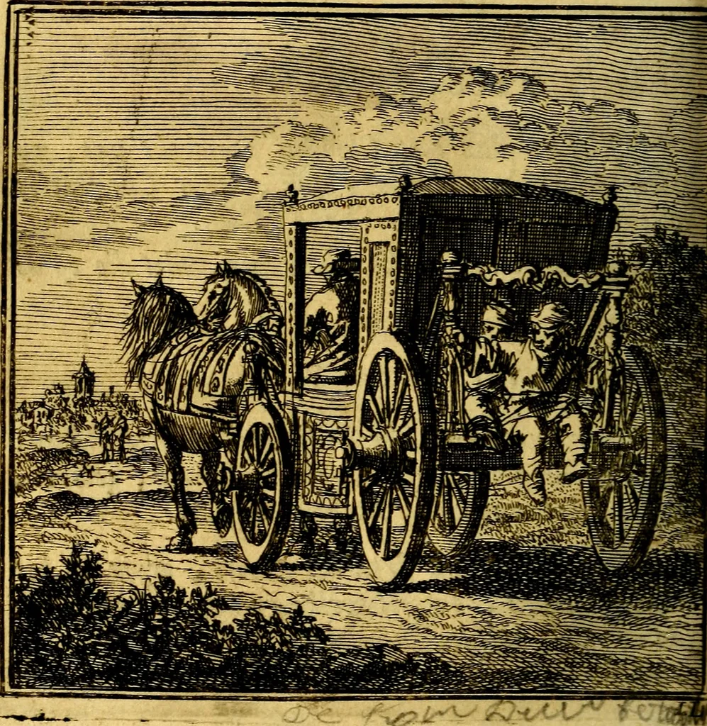 An illustration from De Bykorf des Gemoeds : Honing zaamelende uit allerley Bloemen, 1711, leaf 149