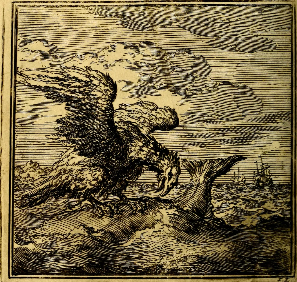 An illustration from De Bykorf des Gemoeds : Honing zaamelende uit allerley Bloemen, 1711, leaf 161