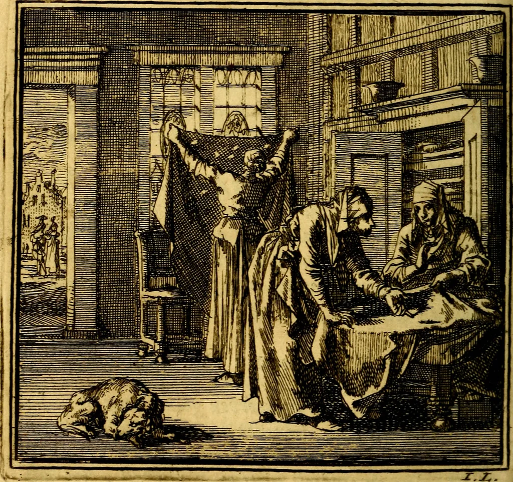 An illustration from De Bykorf des Gemoeds : Honing zaamelende uit allerley Bloemen, 1711, leaf 305