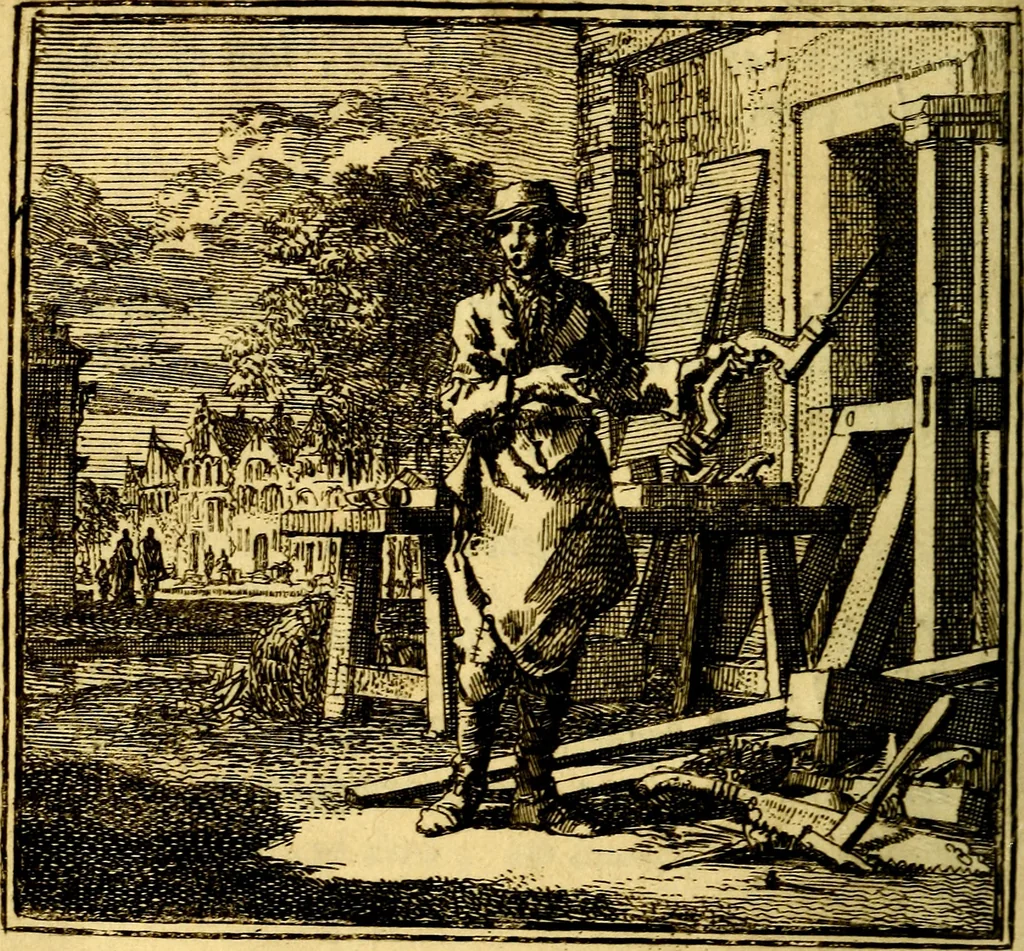 An illustration from De Bykorf des Gemoeds : Honing zaamelende uit allerley Bloemen, 1711, leaf 333