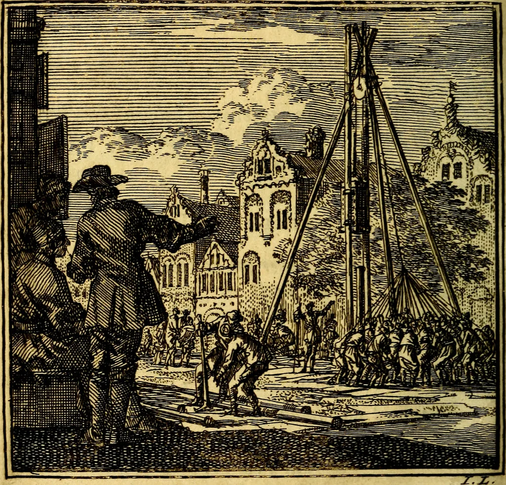 An illustration from De Bykorf des Gemoeds : Honing zaamelende uit allerley Bloemen, 1711, leaf 361