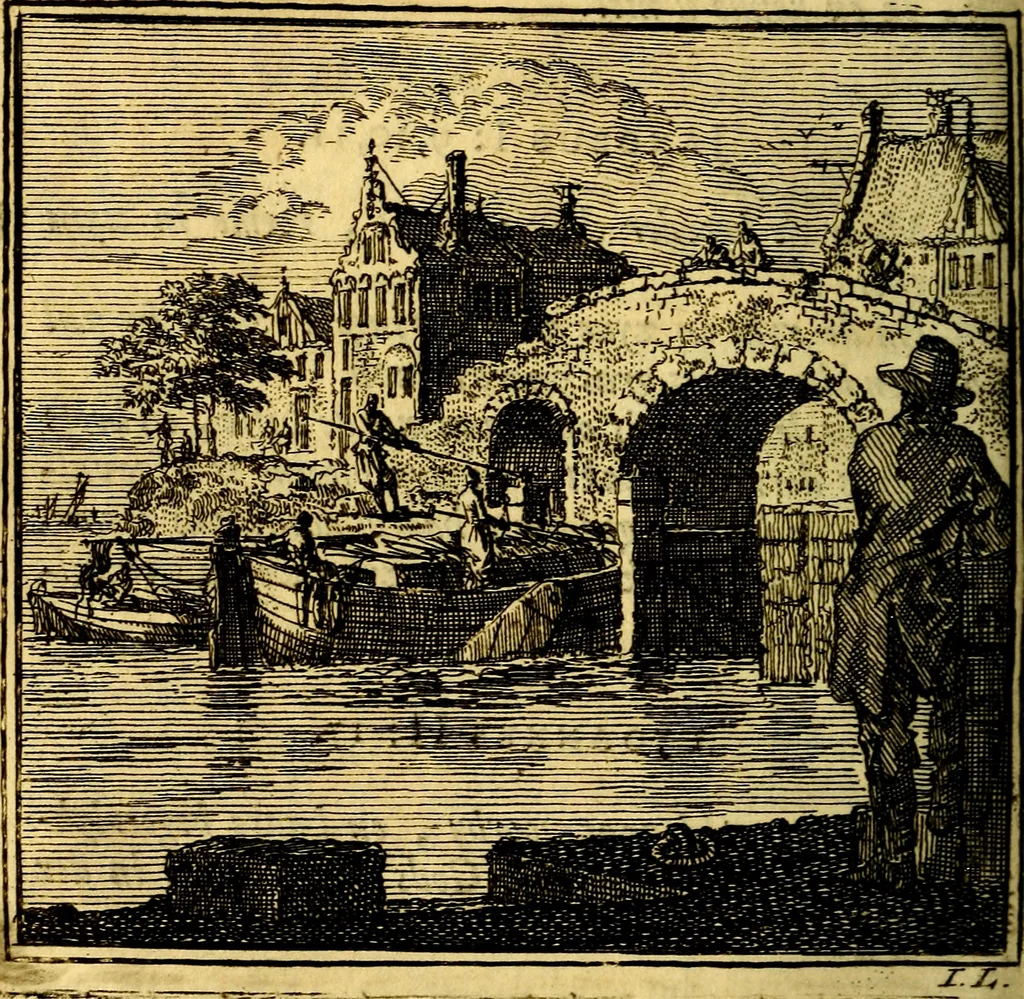 An illustration from De Bykorf des Gemoeds : Honing zaamelende uit allerley Bloemen, 1711, leaf 401