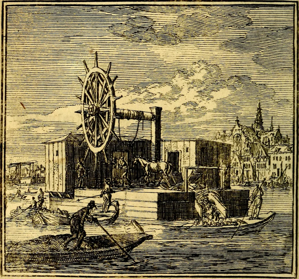 An illustration from De Bykorf des Gemoeds : Honing zaamelende uit allerley Bloemen, 1711, leaf 77
