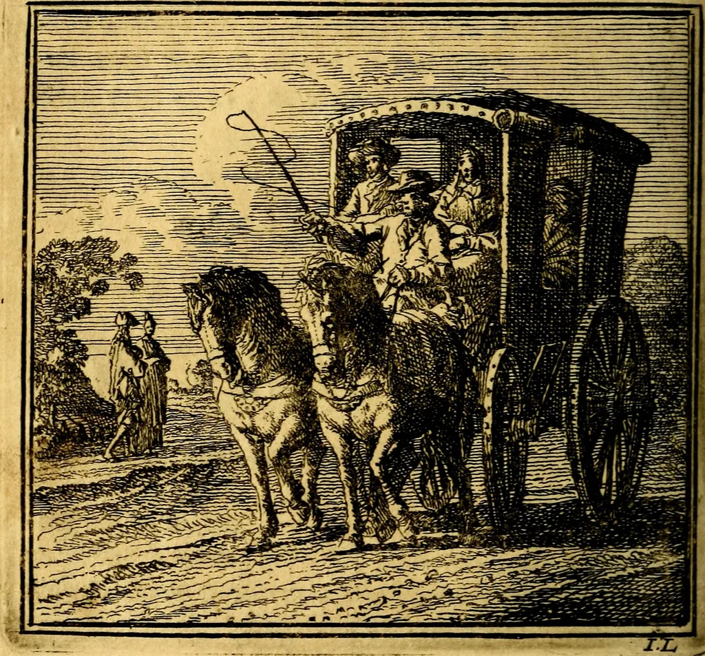 An illustration from De Bykorf des Gemoeds : Honing zaamelende uit allerley Bloemen, 1711, leaf 97