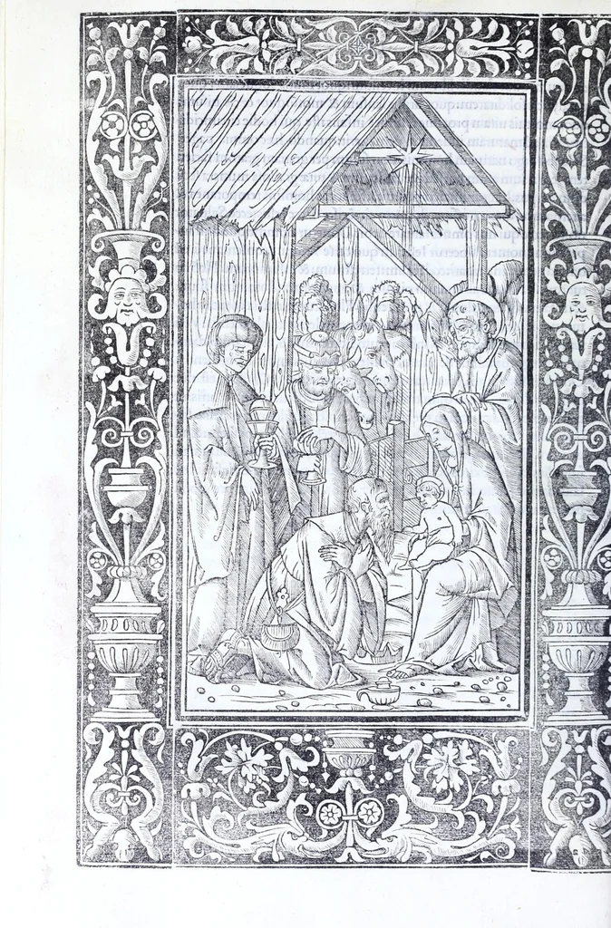 An illustration from Decachordvm christianvm : Ivlio II, pont. max. dicatvm, 1507, leaf 136