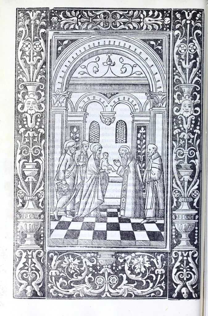 An illustration from Decachordvm christianvm : Ivlio II, pont. max. dicatvm, 1507, leaf 170