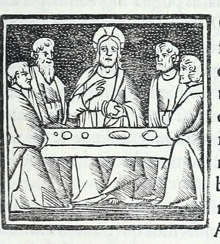An illustration from Decachordvm christianvm : Ivlio II, pont. max. dicatvm, 1507, leaf 241