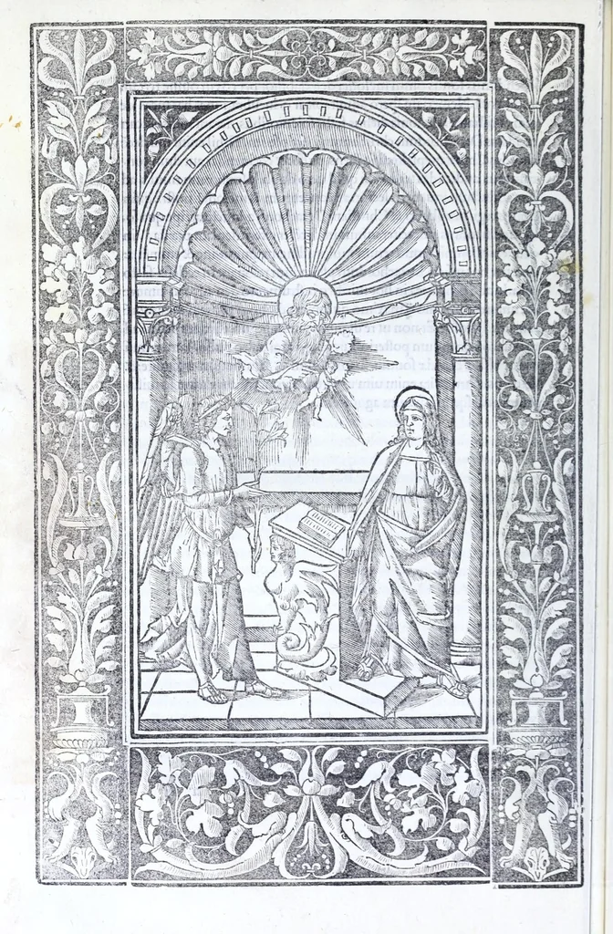 An illustration from Decachordvm christianvm : Ivlio II, pont. max. dicatvm, 1507, leaf 26