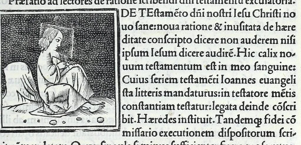 An illustration from Decachordvm christianvm : Ivlio II, pont. max. dicatvm, 1507, leaf 275
