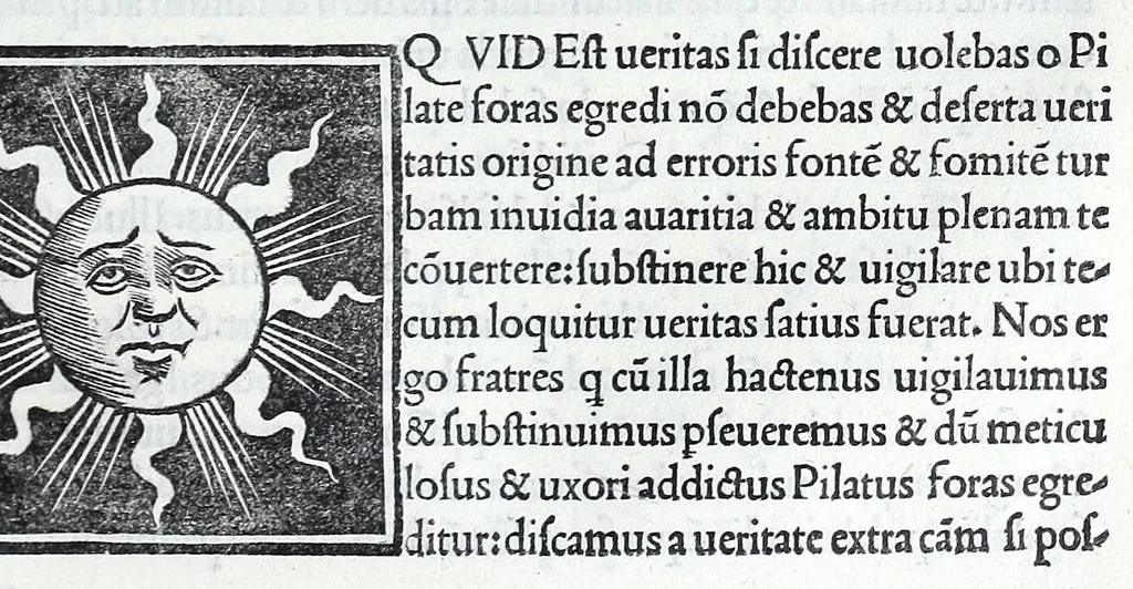 An illustration from Decachordvm christianvm : Ivlio II, pont. max. dicatvm, 1507, leaf 373