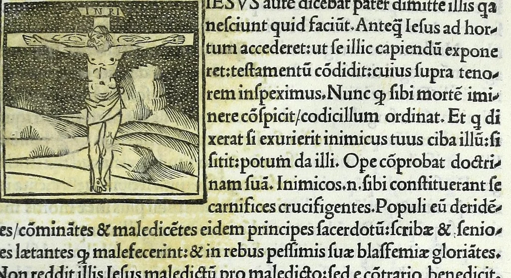 An illustration from Decachordvm christianvm : Ivlio II, pont. max. dicatvm, 1507, leaf 421
