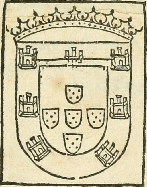 An illustration from Decada quarta da Asia : dos feitos que os portugueses fizeram na conquista e descobrimento das terras, & mares do Oriente : em quanto gouernaraõ a India Lopo Vaz de Saõ Payo, & parte de Nuno da Cunha, 1602, leaf 6