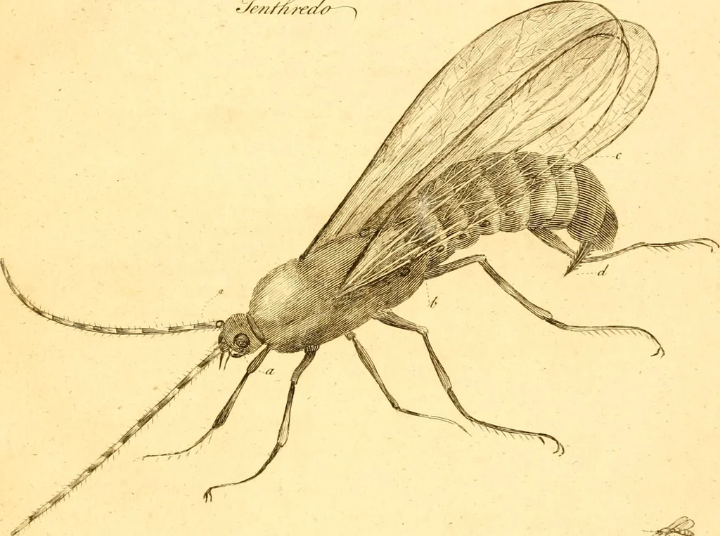 An illustration from A decade of curious insects : some of them not describ'd before, shewn in their natural size, and as they appear enlarg'd before the Lucernal microscope, in which the solar apparatus is artificially illuminated : With their history, characters, manners, and places of abode, on ten quarto plates, and their explanations : drawn and engraved from nature, 1773, leaf 14