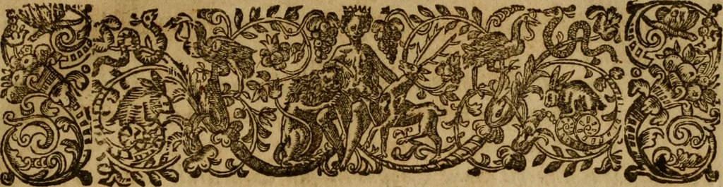 An illustration from De canonicis, et dignitatibus, aliisque inferioribus beneficiariis cathedralium & collegiatarum ecclesiarum, eorúmque officio tam in choro, quàm in capitulo : elegans et perutilis tractatus, 1634, leaf 12