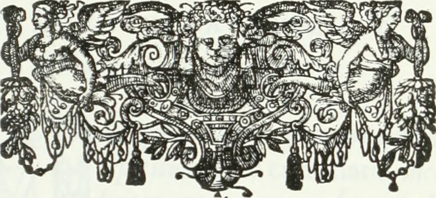 An illustration from De causa Dei contra Pelagium et de virtute causarum. Opera et studio Henrici Savilli. Ex scriptis codicibus nunc primum editi, 1618, leaf 16