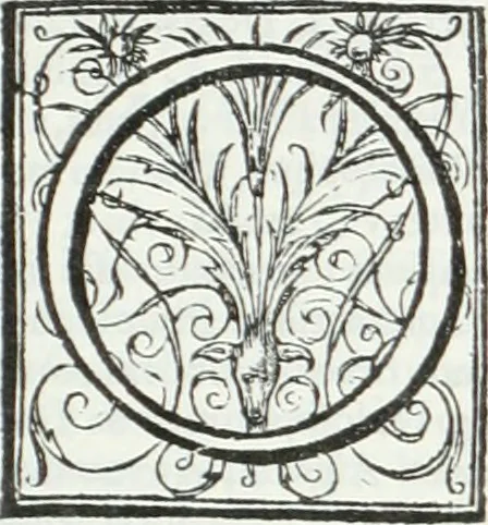 An illustration from De causa Dei contra Pelagium et de virtute causarum. Opera et studio Henrici Savilli. Ex scriptis codicibus nunc primum editi, 1618, leaf 214