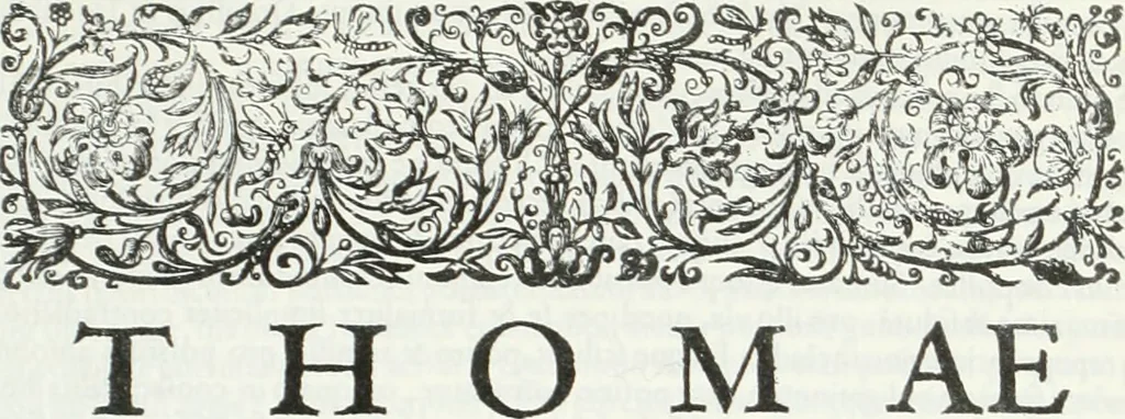 An illustration from De causa Dei contra Pelagium et de virtute causarum. Opera et studio Henrici Savilli. Ex scriptis codicibus nunc primum editi, 1618, leaf 40