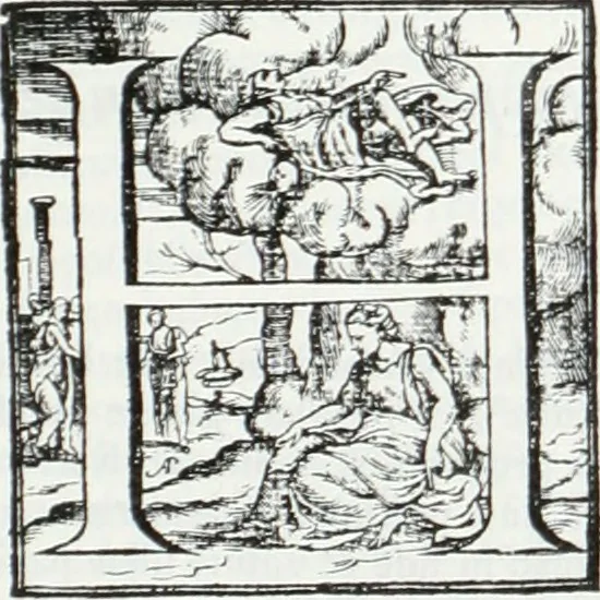 An illustration from De causa Dei contra Pelagium et de virtute causarum. Opera et studio Henrici Savilli. Ex scriptis codicibus nunc primum editi, 1618, leaf 832