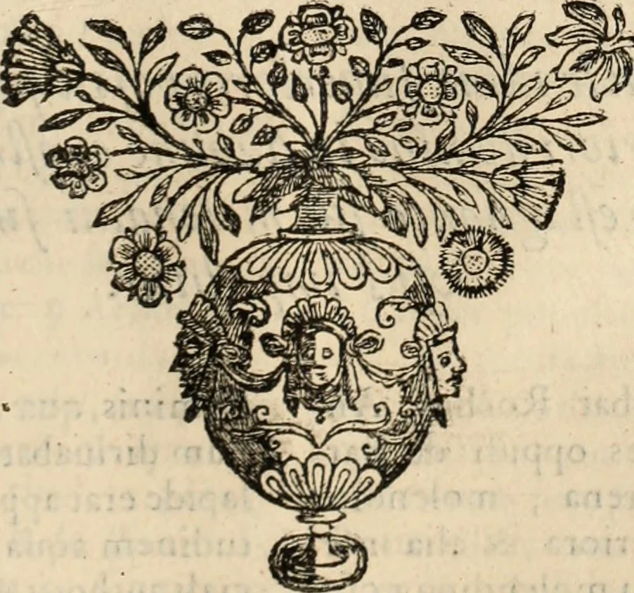 An illustration from Decisiones supremi eminentissimique Senatus Portugalliae ex gravissimorum patrum responsis collectae, 1621, leaf 206