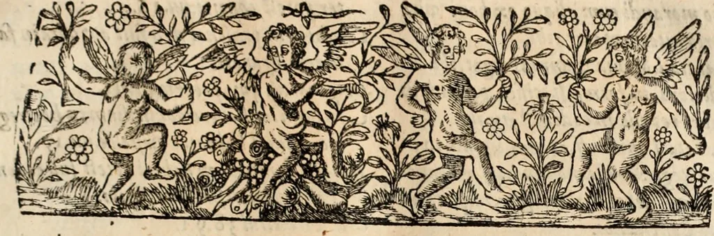 An illustration from Decisiones supremi eminentissimique Senatus Portugalliae ex gravissimorum patrum responsis collectae, 1621, leaf 34
