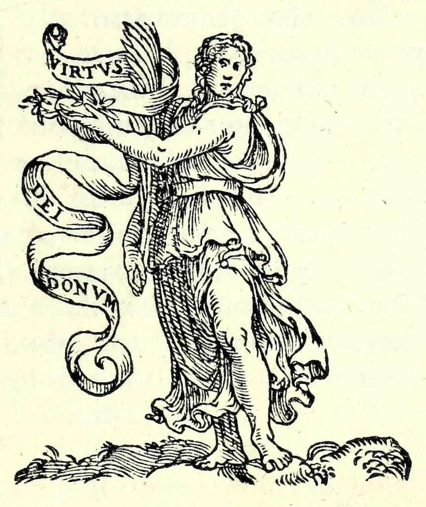 An illustration from Declamatione tvtta hiperbolica contra vna donna crvdele, 1555, leaf 5