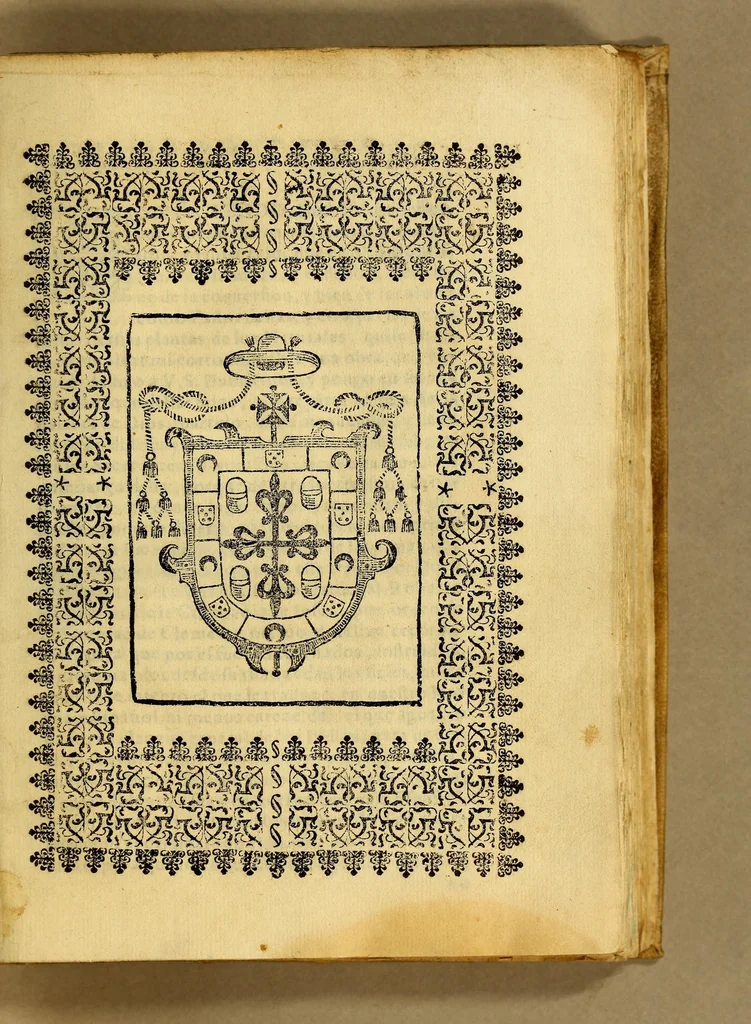 An illustration from Declaracion copiosa de las quatro partes mas essenciales, y necessarias de la doctrina christiana, compuesto por orden del beatissimo P. Clemente Octauo de felice memoria. Por el eminentissimo cardenal Roberto Belarmino, de la Compania de Iesus, con las adiciones del maestro Sebastian de Lirio, catedratico de prima de griego en la Vniversidad de Alcala. ; Traducida de lengua castellana en la general del Inga por el bachiller Bartolome Jurado Palomino, natural de la ciudad del Cuzco, beneficiado de la Doctrina de Canana, y Guandoual, vicario, juez eclesiastico, y comissario de la Santa Cruzada de la Prouincia de Conchucos, predicador general en la dicha lengua en este arcobispado, y visitador general de la idolatria., 1649, leaf 21