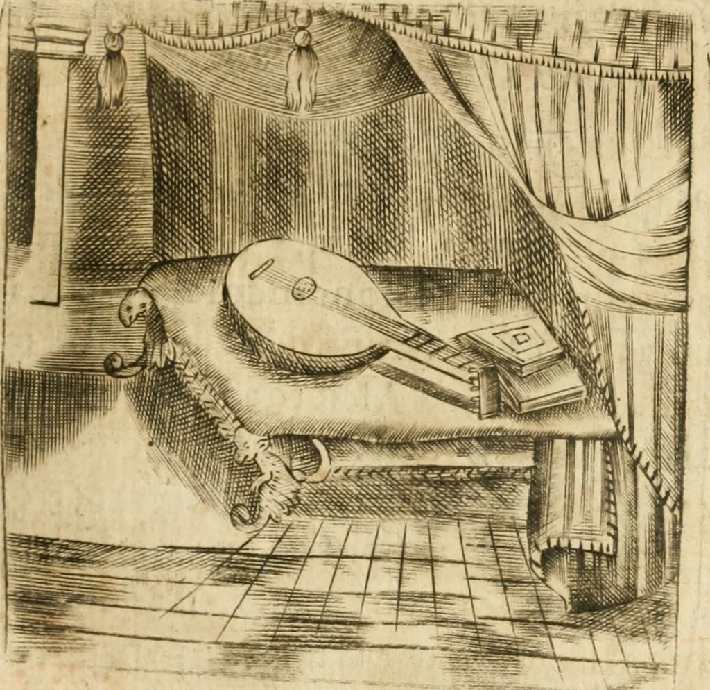 An illustration from Declaracion magistral sobre las emblemas de Andres Alciato con todas las historias, antiguedades, moralidad y doctrina tocante a las buenas costumbres, 1615, leaf 112