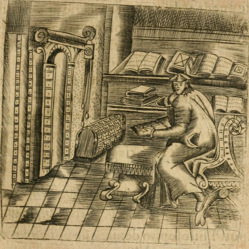 An illustration from Declaracion magistral sobre las emblemas de Andres Alciato con todas las historias, antiguedades, moralidad y doctrina tocante a las buenas costumbres, 1615, leaf 116