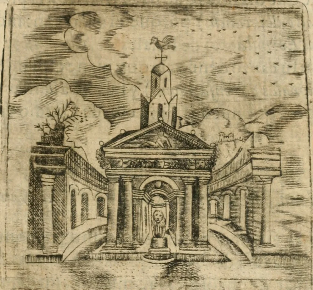 An illustration from Declaracion magistral sobre las emblemas de Andres Alciato con todas las historias, antiguedades, moralidad y doctrina tocante a las buenas costumbres, 1615, leaf 138