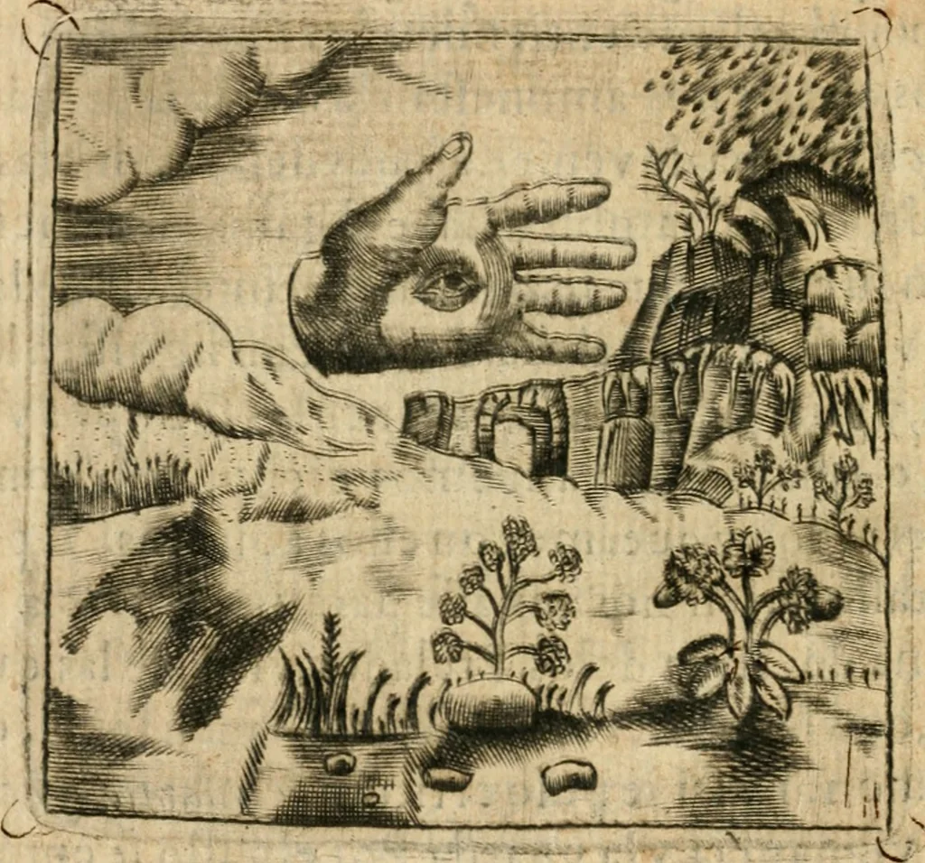 An illustration from Declaracion magistral sobre las emblemas de Andres Alciato con todas las historias, antiguedades, moralidad y doctrina tocante a las buenas costumbres, 1615, leaf 145