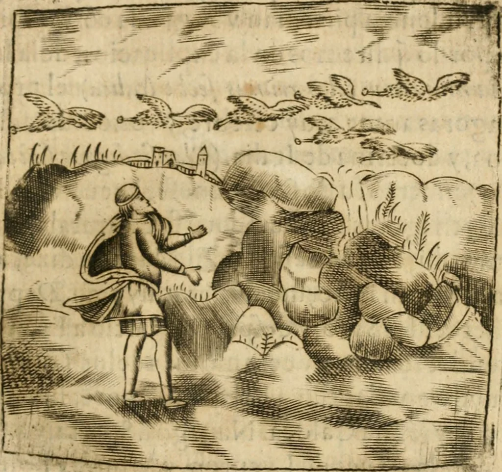 An illustration from Declaracion magistral sobre las emblemas de Andres Alciato con todas las historias, antiguedades, moralidad y doctrina tocante a las buenas costumbres, 1615, leaf 152