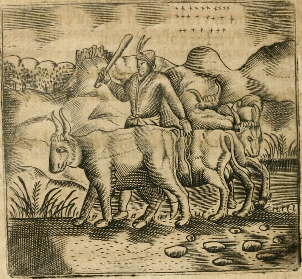 An illustration from Declaracion magistral sobre las emblemas de Andres Alciato con todas las historias, antiguedades, moralidad y doctrina tocante a las buenas costumbres, 1615, leaf 261