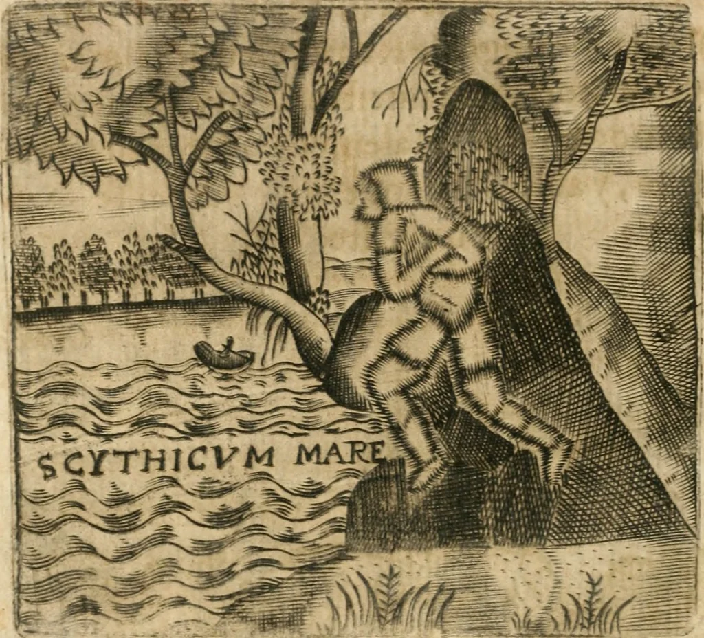An illustration from Declaracion magistral sobre las emblemas de Andres Alciato con todas las historias, antiguedades, moralidad y doctrina tocante a las buenas costumbres, 1615, leaf 275