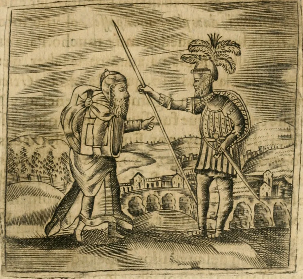 An illustration from Declaracion magistral sobre las emblemas de Andres Alciato con todas las historias, antiguedades, moralidad y doctrina tocante a las buenas costumbres, 1615, leaf 300