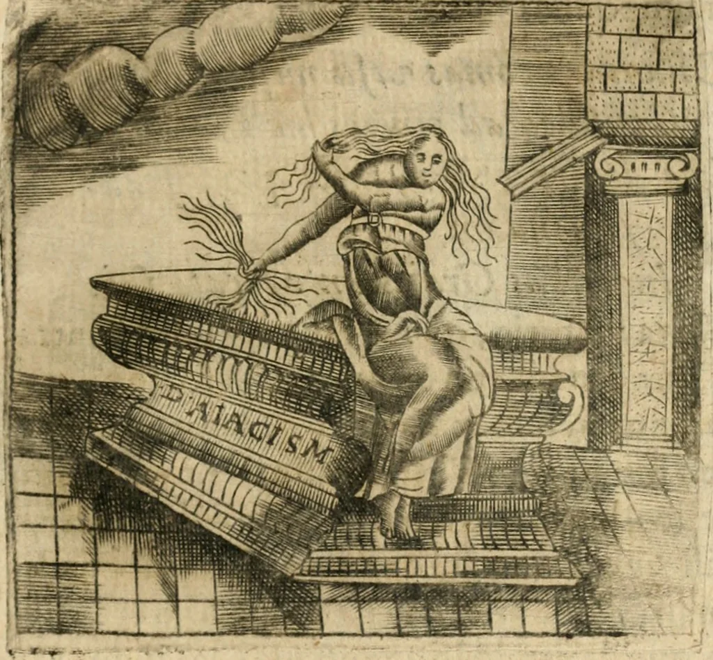 An illustration from Declaracion magistral sobre las emblemas de Andres Alciato con todas las historias, antiguedades, moralidad y doctrina tocante a las buenas costumbres, 1615, leaf 332