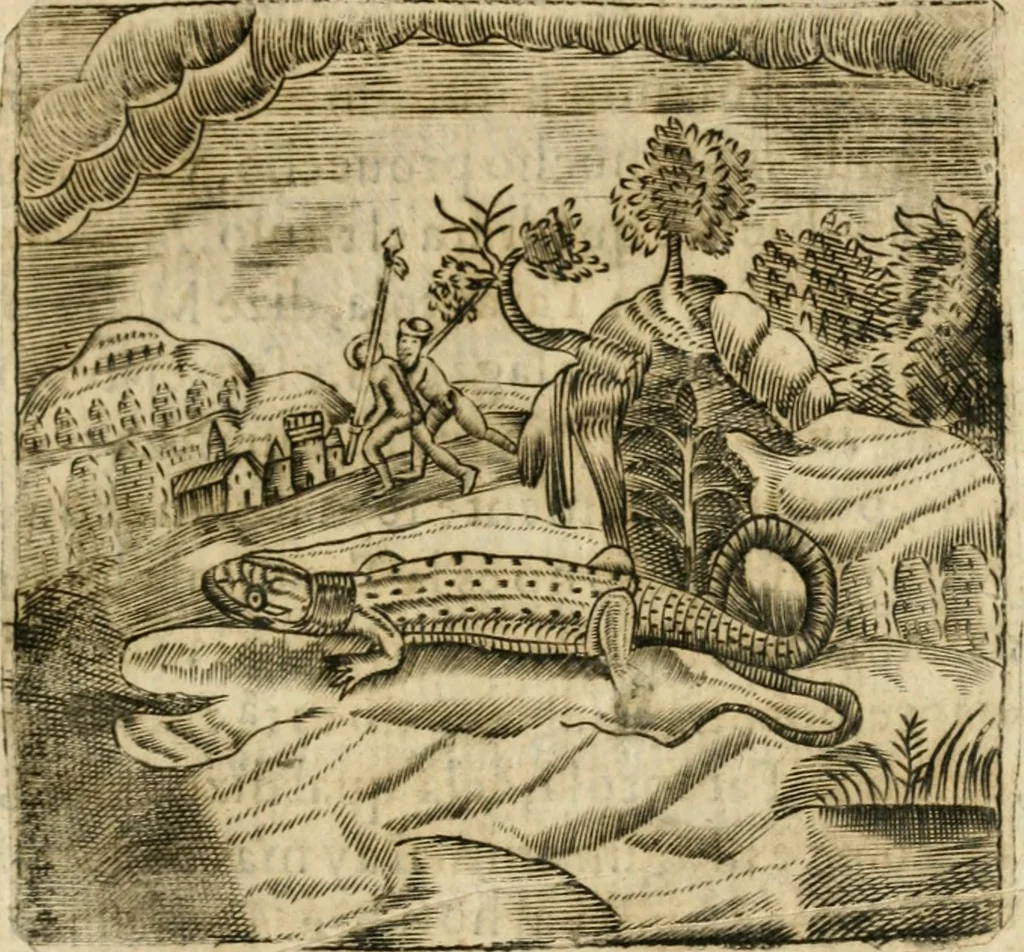 An illustration from Declaracion magistral sobre las emblemas de Andres Alciato con todas las historias, antiguedades, moralidad y doctrina tocante a las buenas costumbres, 1615, leaf 336