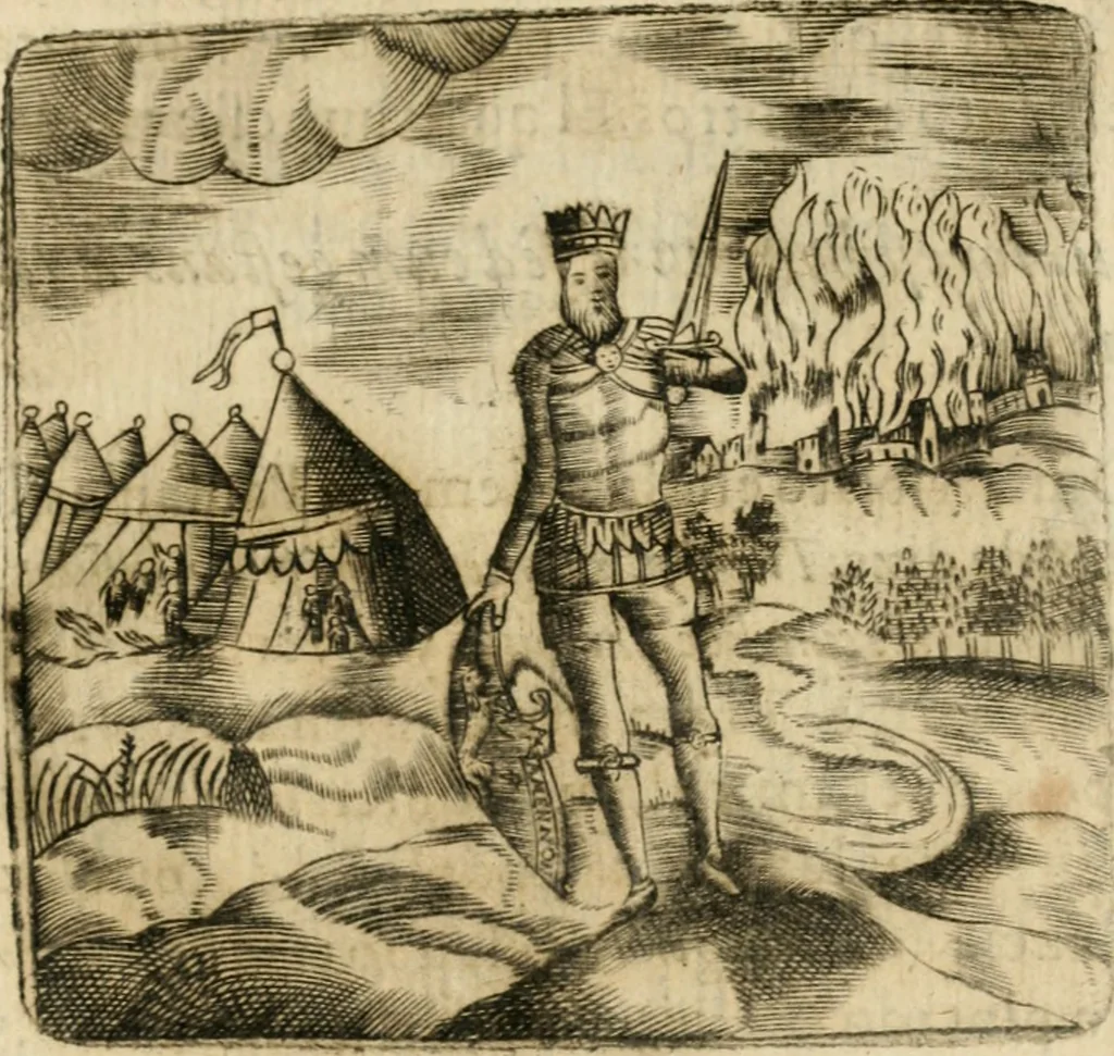 An illustration from Declaracion magistral sobre las emblemas de Andres Alciato con todas las historias, antiguedades, moralidad y doctrina tocante a las buenas costumbres, 1615, leaf 372