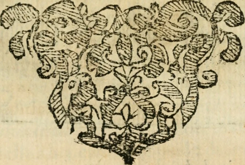 An illustration from Declaracion magistral sobre las emblemas de Andres Alciato con todas las historias, antiguedades, moralidad y doctrina tocante a las buenas costumbres, 1615, leaf 374