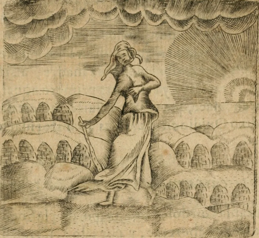 An illustration from Declaracion magistral sobre las emblemas de Andres Alciato con todas las historias, antiguedades, moralidad y doctrina tocante a las buenas costumbres, 1615, leaf 422