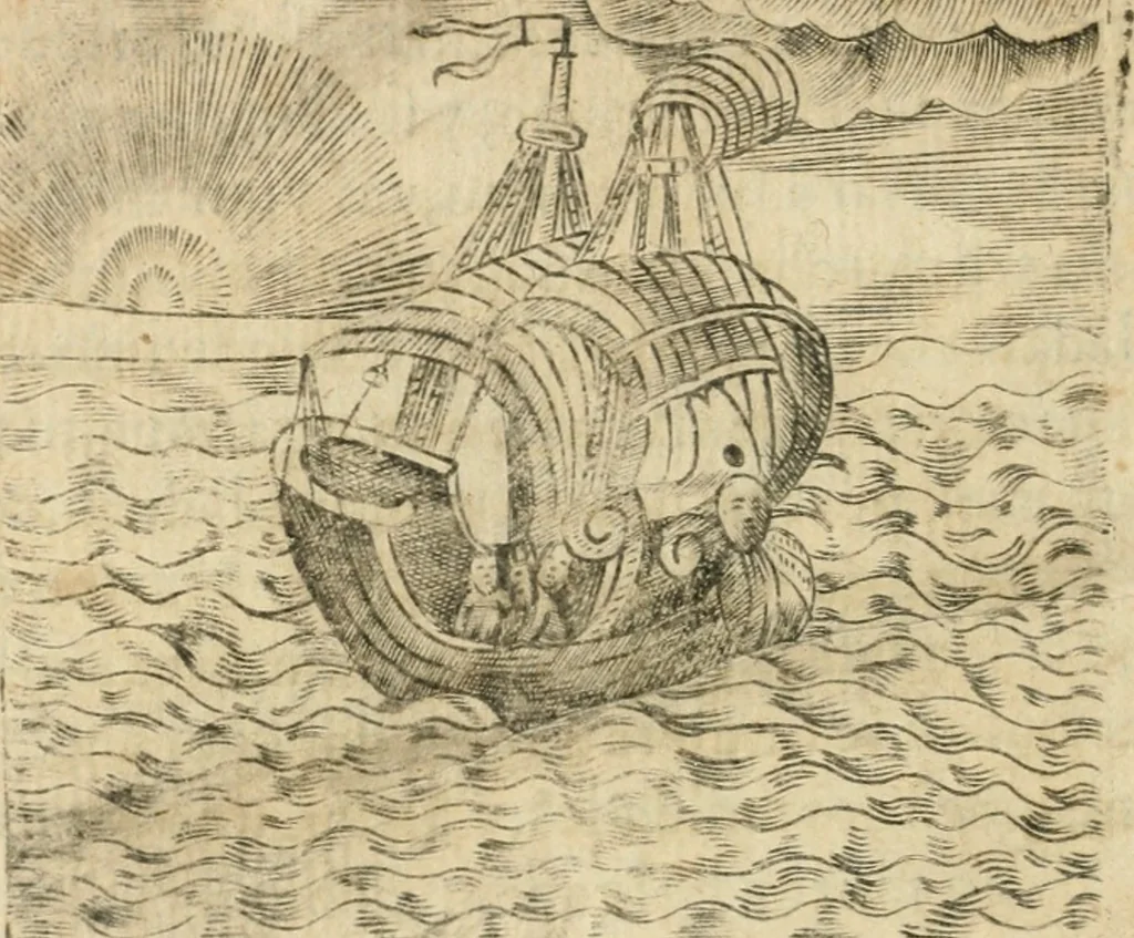 An illustration from Declaracion magistral sobre las emblemas de Andres Alciato con todas las historias, antiguedades, moralidad y doctrina tocante a las buenas costumbres, 1615, leaf 465