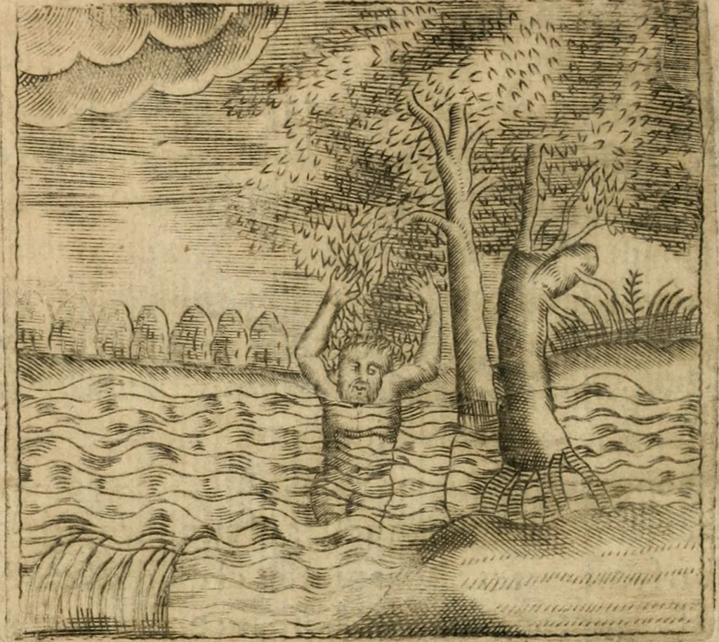 An illustration from Declaracion magistral sobre las emblemas de Andres Alciato con todas las historias, antiguedades, moralidad y doctrina tocante a las buenas costumbres, 1615, leaf 471
