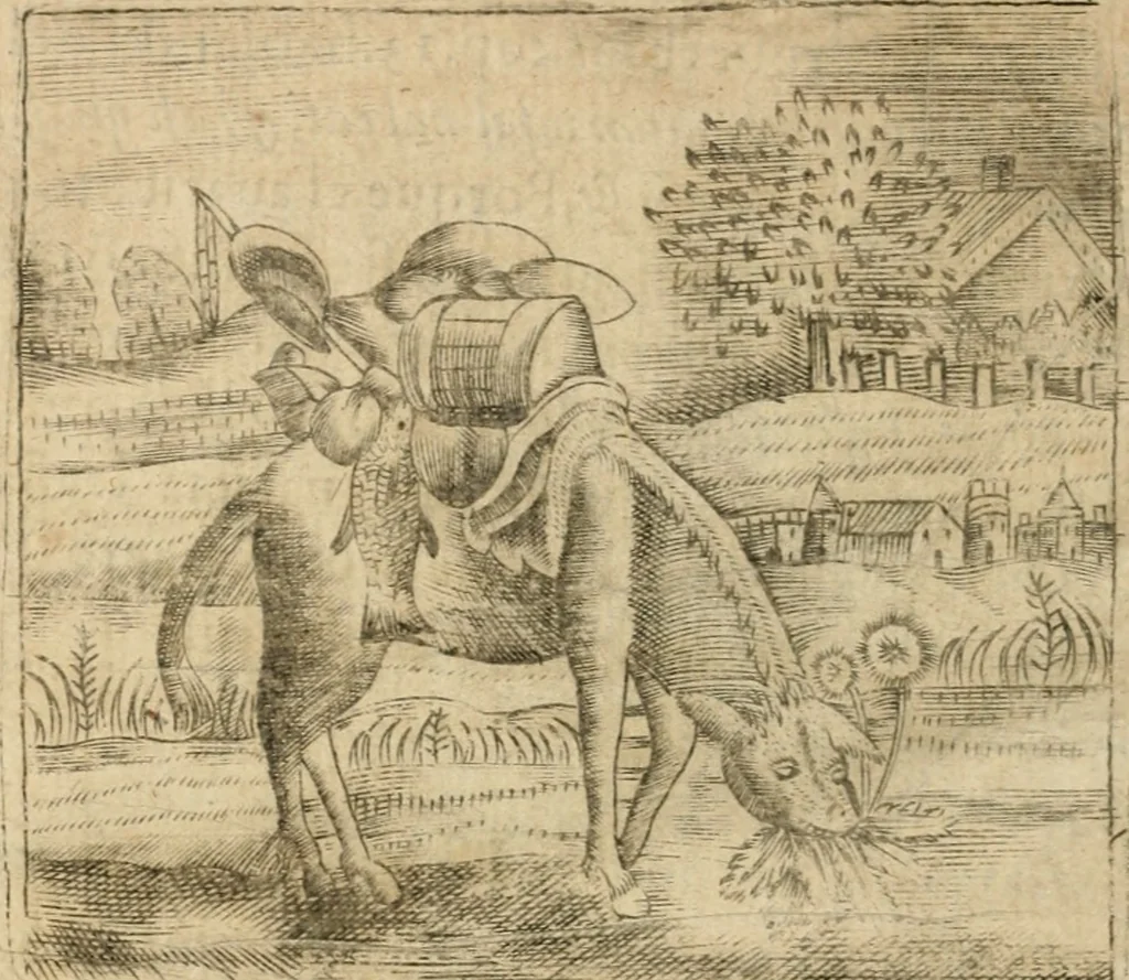 An illustration from Declaracion magistral sobre las emblemas de Andres Alciato con todas las historias, antiguedades, moralidad y doctrina tocante a las buenas costumbres, 1615, leaf 477