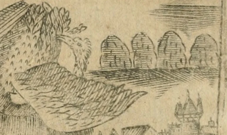 An illustration from Declaracion magistral sobre las emblemas de Andres Alciato con todas las historias, antiguedades, moralidad y doctrina tocante a las buenas costumbres, 1615, leaf 485