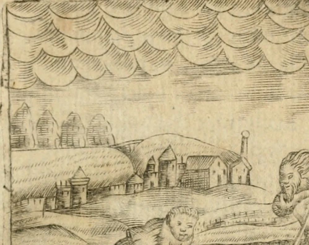 An illustration from Declaracion magistral sobre las emblemas de Andres Alciato con todas las historias, antiguedades, moralidad y doctrina tocante a las buenas costumbres, 1615, leaf 488