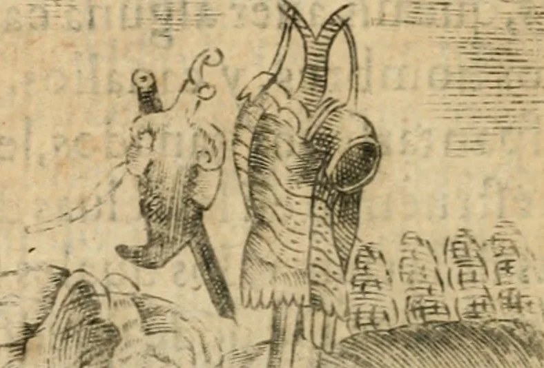 An illustration from Declaracion magistral sobre las emblemas de Andres Alciato con todas las historias, antiguedades, moralidad y doctrina tocante a las buenas costumbres, 1615, leaf 629