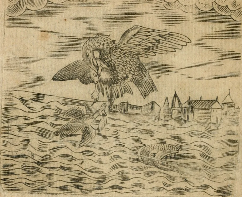 An illustration from Declaracion magistral sobre las emblemas de Andres Alciato con todas las historias, antiguedades, moralidad y doctrina tocante a las buenas costumbres, 1615, leaf 703