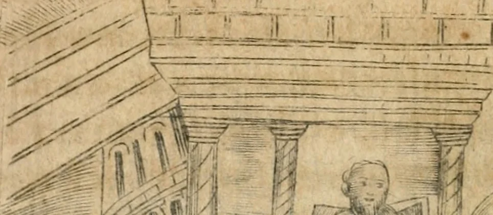 An illustration from Declaracion magistral sobre las emblemas de Andres Alciato con todas las historias, antiguedades, moralidad y doctrina tocante a las buenas costumbres, 1615, leaf 757