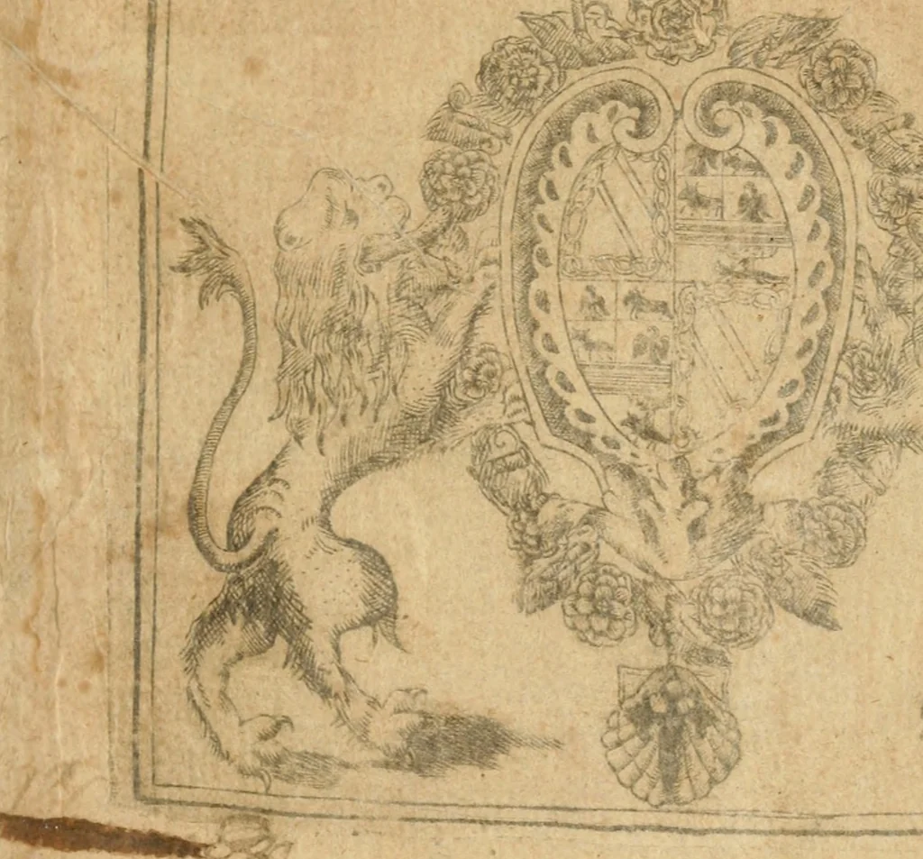 An illustration from Declaracion magistral sobre las emblemas de Andres Alciato con todas las historias, antiguedades, moralidad y doctrina tocante a las buenas costumbres, 1615, leaf 8