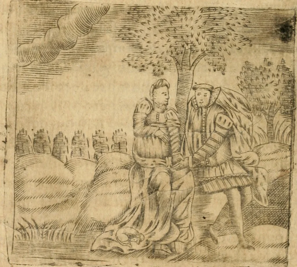An illustration from Declaracion magistral sobre las emblemas de Andres Alciato con todas las historias, antiguedades, moralidad y doctrina tocante a las buenas costumbres, 1615, leaf 901